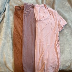 4 X-Small shirts from Target, all different colors